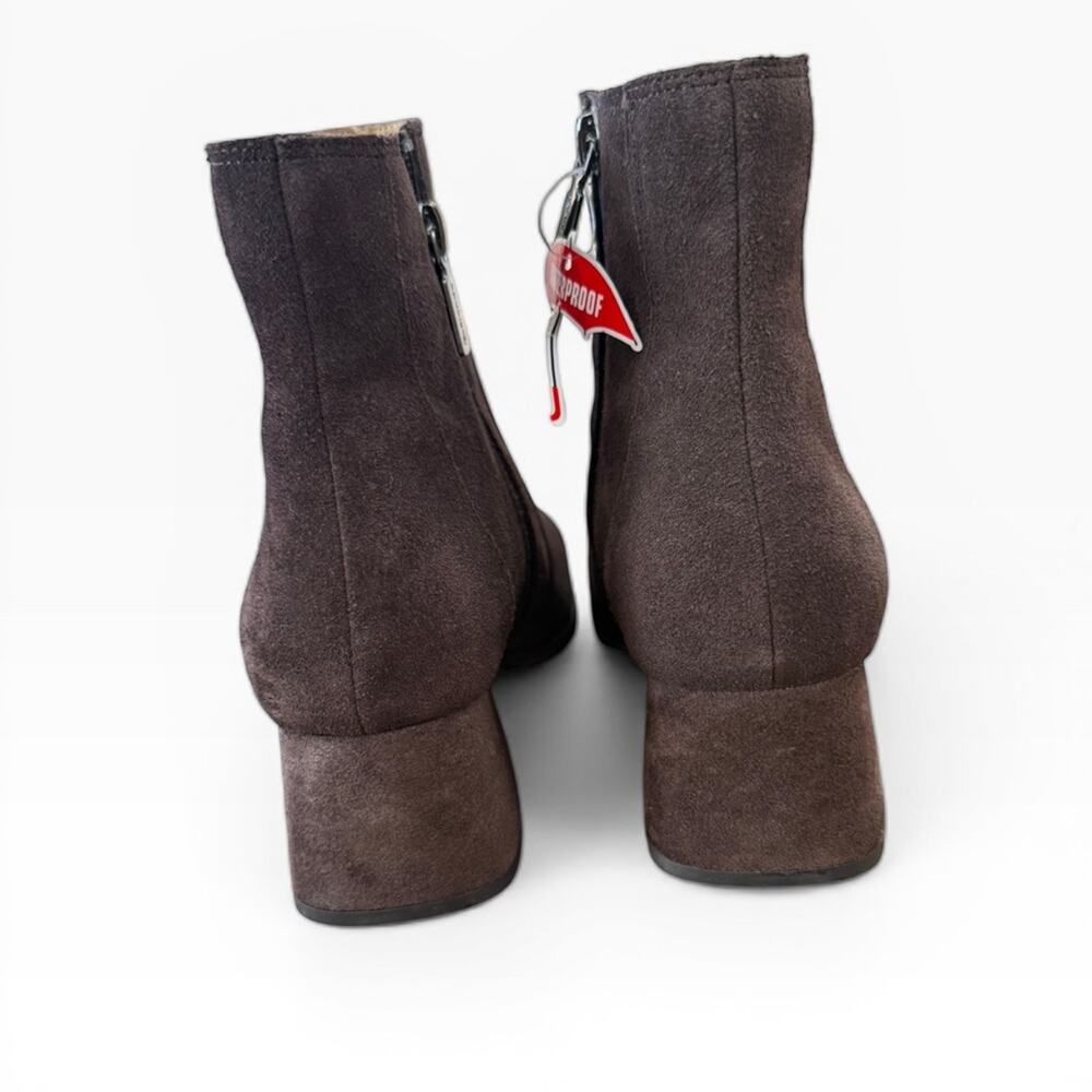 Blondo Marcie Brown Waterproof Suede Booties – Sz 9M - Picture 7 of 9